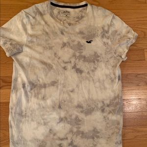 Hollister Marble Curved Hem Tee